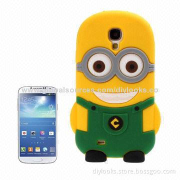 3D Despicable Silicone Case for Samsung Galaxy S IV, OEM Orders Welcomed